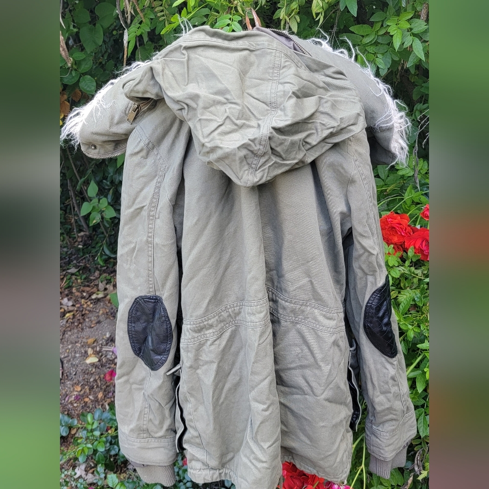 Olive Utility Jacket - image 7